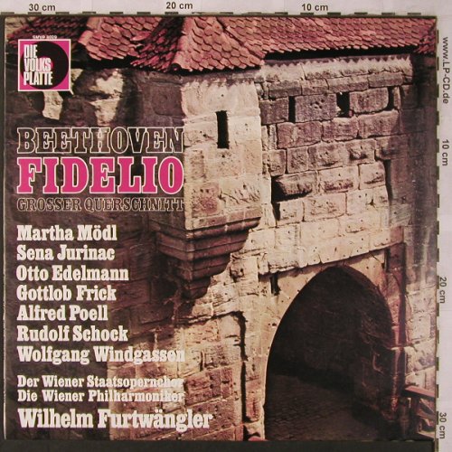 Beethoven,Ludwig van: Fidelio-Gr.Querschnitt, Volksplatte(SMVP 8029), D,  - LP - L6838 - 9,00 Euro