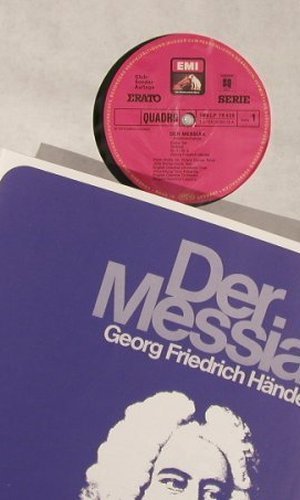Händel,Georg Friedrich: Der Messias, Box, EMI/Erato(SFKLP 78 436), D, 1975 - 3LPQ - L6845 - 12,50 Euro