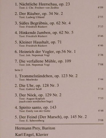 Loewe,Carl: Balladen, Acanta(40.22 598), D, 1976 - LP - L6852 - 6,00 Euro