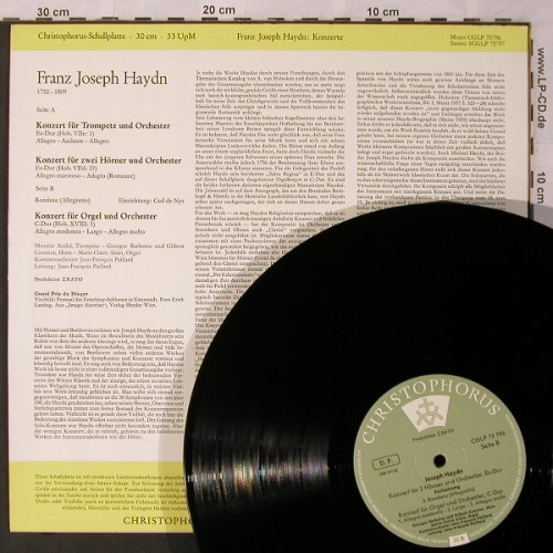 Haydn,Joseph: Konzerte für Trompete,2Hörner,Orgel, Christophorus/Erato(CGLP 75 796), D, Mono,  - LP - L6856 - 9,00 Euro