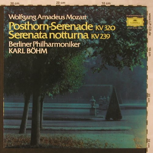 Mozart,Wolfgang Amadeus: Posthorn-Serenade KV 320, KV 239, D.Gr.(SFGLP 78 348), D,Club Ed., 1971 - LP - L6858 - 7,50 Euro