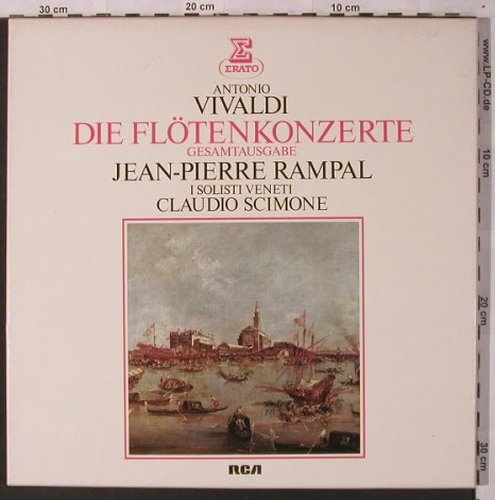 Vivaldi,Antonio: Flötenkonzerte-Gesamtausgabe,Box, Erato(ZL 30624), D, 1978 - 3LP - L6885 - 14,00 Euro