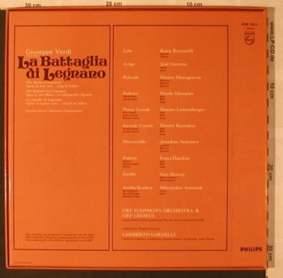 Verdi,Giuseppe: La Battaglia di Legnano,Box, Philips(6700 120), NL, 1978 - 2LP - L6915 - 7,50 Euro