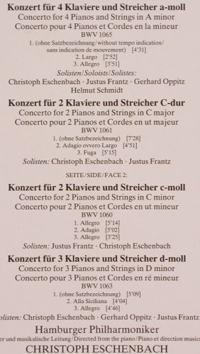 Bach,Johann Sebastian: Klavierkonzerte BWV 1060,1061,1063,, D.Gr.(415 655-1), D, 1985 - LP - L6980 - 7,50 Euro