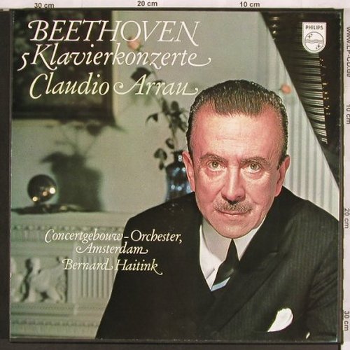 Beethoven,Ludwig van: 5 Klavierkonzerte,Box, Philips(S-C 71 AX 501), NL,  - 5LP - L6992 - 27,00 Euro