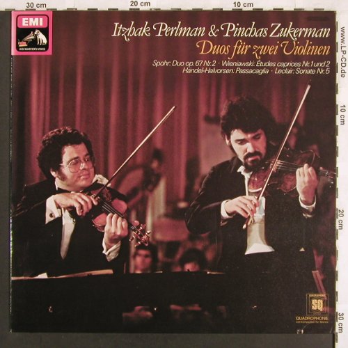 Perlman,Itzhak & Pinchas Zukerman: Duos für zwei Violinen, vg+/m-, EMI(10 2923 1), D, 1977 - LPQ - L7024 - 5,00 Euro