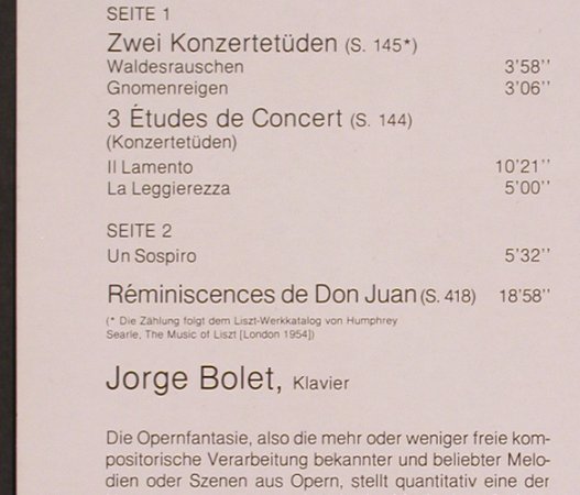 Liszt,Franz: Gnomenreigen,Waldesrauschen..., Decca(6.42546 AZ), D,  - LP - L7025 - 9,00 Euro