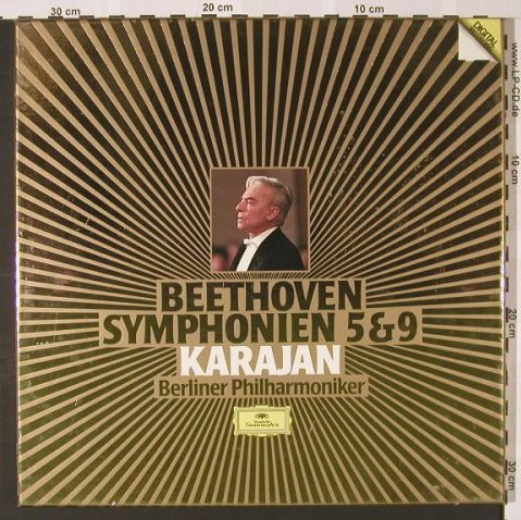 Beethoven,Ludwig van: Sinfonien Nr.5 & 9 - Box, Deutsche Gramophon(413 933-1), D, 1984 - 2LP - L7029 - 12,50 Euro