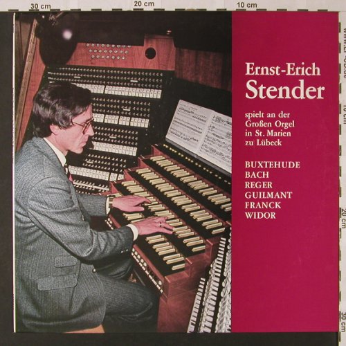 Stender,Ernst-Erich  spielt: a.d.großen Orgel zuSt.Marien Lübeck, (66.22334), D, 1981 - LP - L7057 - 7,50 Euro