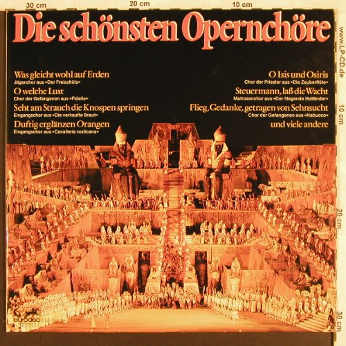 V.A.Die Schönsten Opernchöre: 20 Tr., Foc, Club Ed., Eurodisc(61 490), D,  - 2LP - L7060 - 5,00 Euro