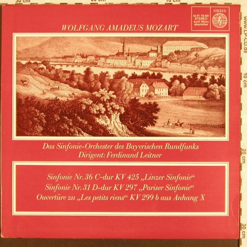 Mozart,Wolfgang Amadeus: Sinfonien Nr.31 & 36,kv425,297,299, Orbis(73 491), D,  - LP - L7089 - 5,00 Euro