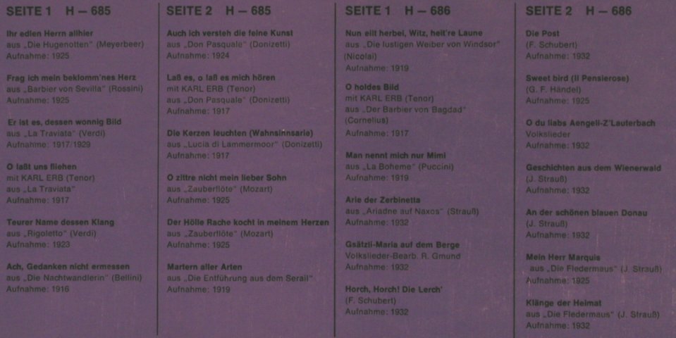 Ivogün,Maria: Das Goldene Buch der Stimmen,Foc, Historia(H-685/686), D,BandNr12,  - 2LP - L7092 - 7,50 Euro