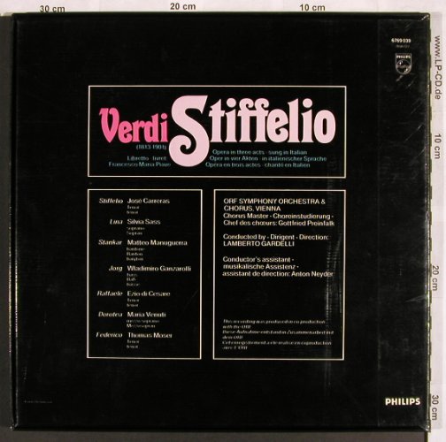 Verdi,Guiseppe: Stiffelio, Box, Philips(6769 039), NL, 1980 - 2LP - L7093 - 9,00 Euro
