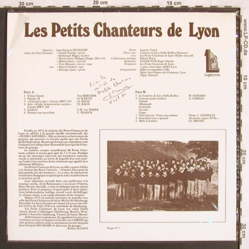 Les Petits Chanteurs de Lyon: Musique Sacree du XVIe au XXe Siecl, lugduvox(No 3), F, 1980 - LP - L7097 - 6,00 Euro