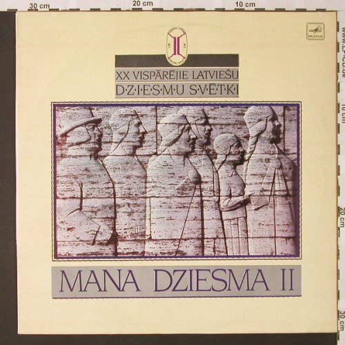 Mana Dziesma 2: XX Visparejie Latviesu(chorus), Melodia/SF Riga(C10 30355 008), vg+/m-, 1990 - LP - L7108 - 4,00 Euro
