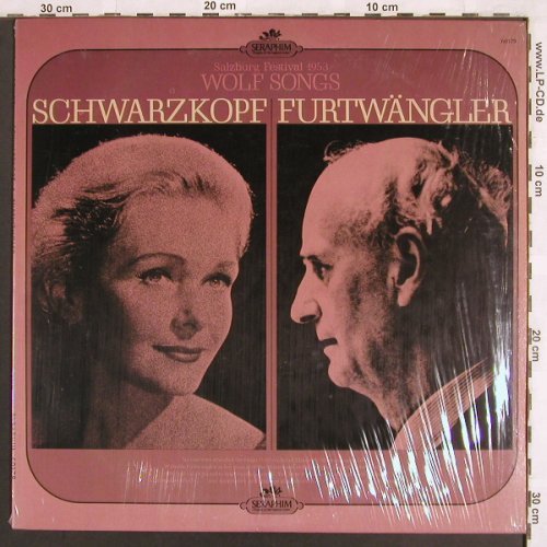 Schwarzkopf,Elisabeth: Wolf Songs, Seraphim(60179), US, mono, 1971 - LP - L7118 - 7,50 Euro