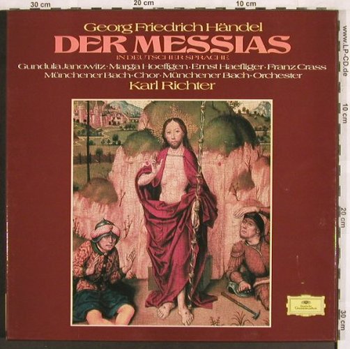 Händel,Georg Friedrich: Der Messias, Box, Deutsche Gramophon(2721 158), D, Ri, 1965 - 3LP - L7132 - 17,50 Euro