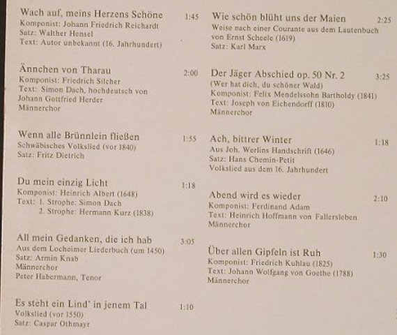 Dresdner Kreuzchor: Es Steht Ein Lind'In Jenem Tal, Eterna(8 35 080), DDR, 1980 - LP - L7138 - 5,00 Euro