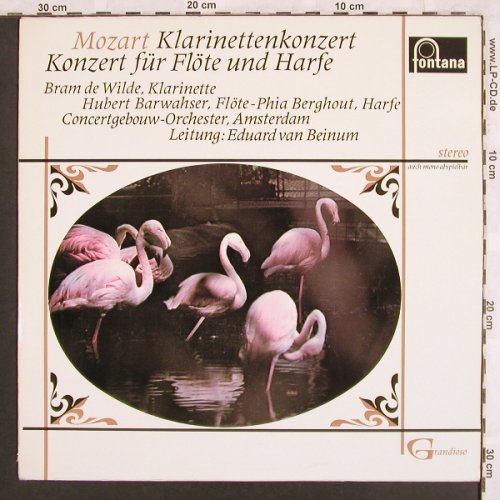 Mozart,Wolfgang Amadeus: Klarinettenkonzert/Konz.Flöte&Harfe, Fontana(894 018 ZKY), NL,  - LP - L7165 - 9,00 Euro