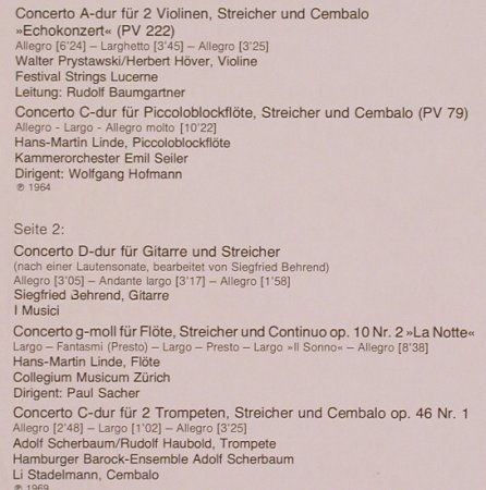 Vivaldi,Antonio: Galakonzert In Venedig, Deutsche Gramophon(2535 630), D, 1979 - LP - L7166 - 5,00 Euro