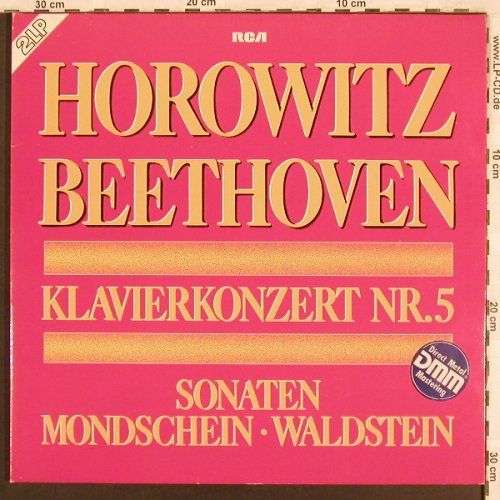 Horowitz,Vladimir: Beethoven:Klavierkonzert Nr.5,Sonat, RCA(VL 89875), D,Ri,Mono, 1986 - 2LP - L7168 - 7,50 Euro