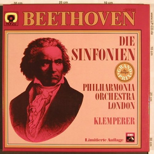 Beethoven,Ludwig van: Die Sinfonien,Box, Lim.Auflage, EMI / HörZu(197-50 187/94), D,  - 8LP - L7175 - 60,00 Euro