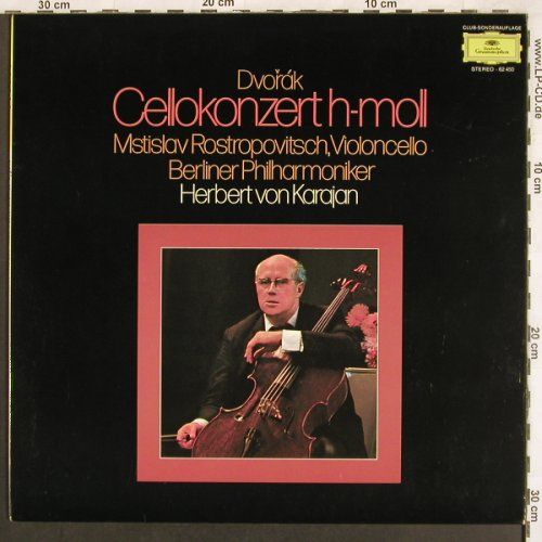 Dvorak,Antonin: Cellokonzert H-Moll op.104,Club-Ed., D.Gr.(62 450), D, Ri, 1962 - LP - L7210 - 6,00 Euro