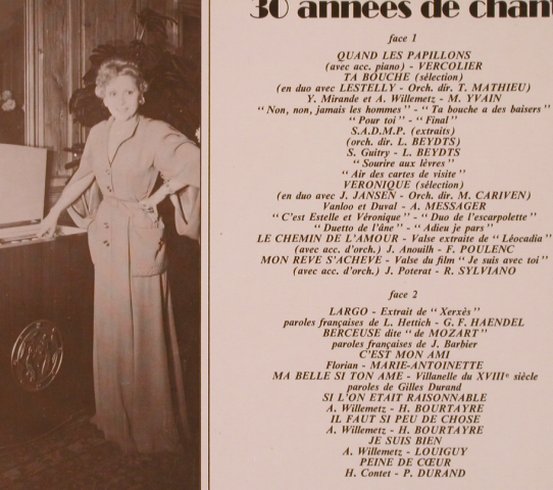 Printemps,Yvonne: 30 années de chant, 1923-1953, Foc, EMI(C 064-10811), F,  - LP - L7227 - 7,50 Euro