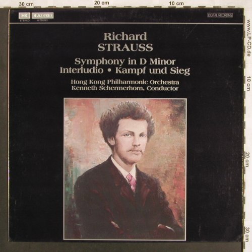 Strauss,Richard: Symphony in D Minor, vg+/m-, HK Marco Polo(6.220323), D, 1985 - LP - L7276 - 5,00 Euro