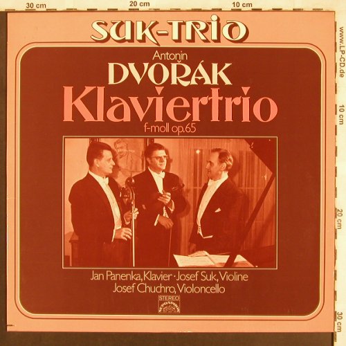 Dvorak,Antonin: Klaviertrio f-moll op.65, Supraphon(28 228 KK), D, co, 1976 - LP - L7282 - 6,00 Euro