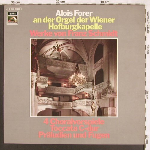 Schmidt,Franz: 4 Choralvorspiele,Toccata C-dur..., EMI(C 063-28 003), D, 1972 - LP - L7302 - 7,50 Euro