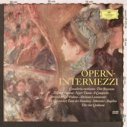 V.A.Opern-Intermezzi: Cavallerie Rusticana, Bajazzo..., D.Gr(135 088), D,  - LP - L7329 - 4,00 Euro