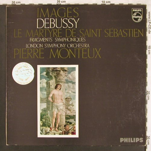 Debussy,Claude: Images/Le Martyre d.Saint Sebastien, Philips(835 205 AY), NL, m-/vg+,  - LP - L7354 - 5,00 Euro