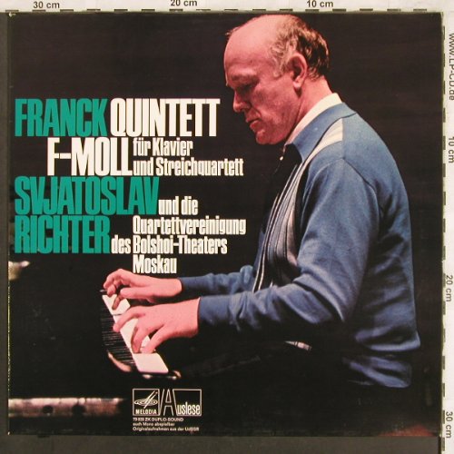 Franck,Cesar: Quintett F-Moll f.Klavier u.Streich, Melodia Auslese(79 833 ZK), D,  - LP - L7399 - 12,50 Euro
