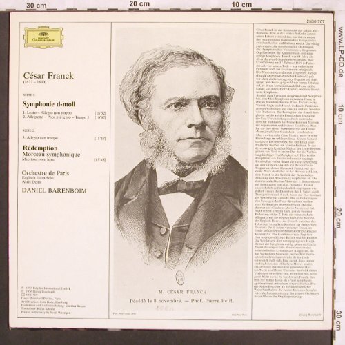 Franck,Cesar: Symphonie D-Moll, D.Gr. / Stern(2530 707), D, 1976 - LP - L7405 - 9,00 Euro