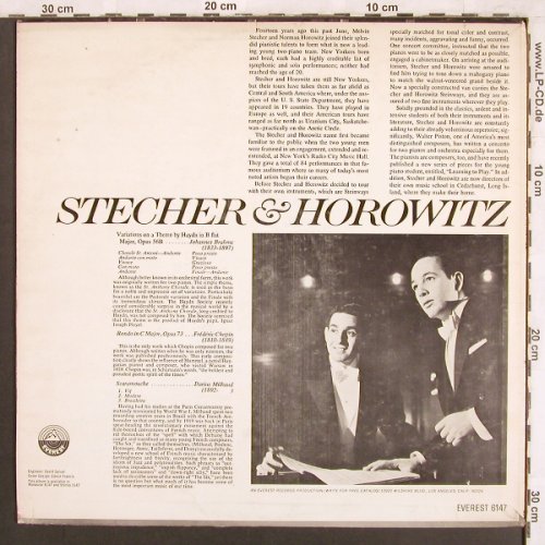 Stecher & Horowitz: Duo Piano Recital, vg-/m-,bad cond., Everest Records(6147), US,  - LP - L7414 - 5,00 Euro