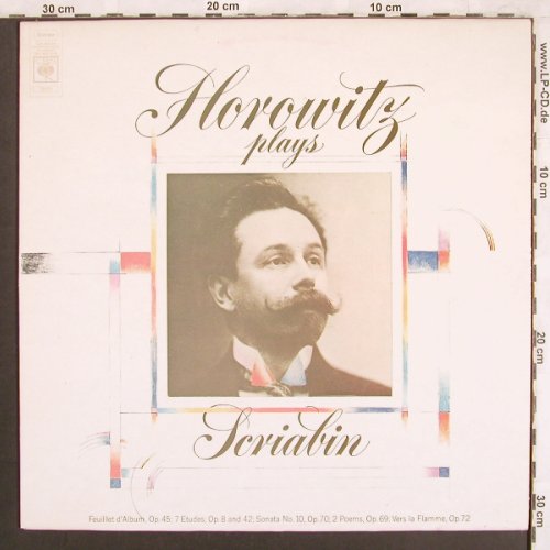 Horowitz,Vladimir: play Scriabin, CBS(73072), UK, 1973 - LP - L7417 - 6,00 Euro