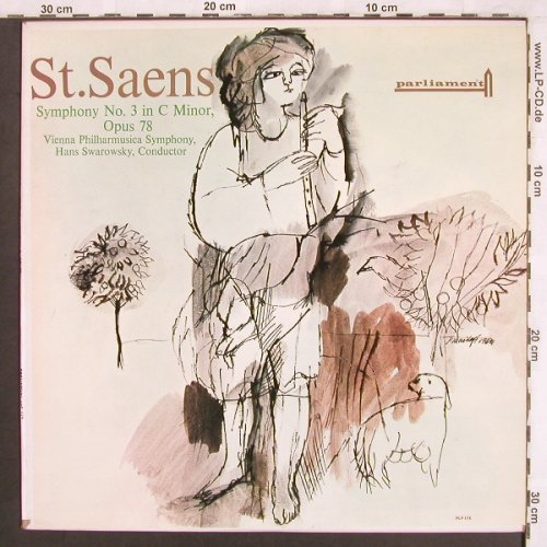 Saint-Saens,Camille: Symphony No.3 in C Minor, op.78, Parliament(PLP 174), US, vg+/m-,  - LP - L7431 - 5,00 Euro