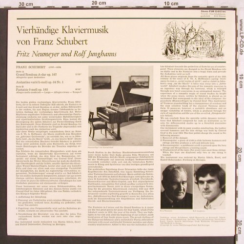 Schubert,Franz: Vierhändige Klaviermusik, FSM Toccata(FSM 612 toc), D,  - LP - L7442 - 7,50 Euro