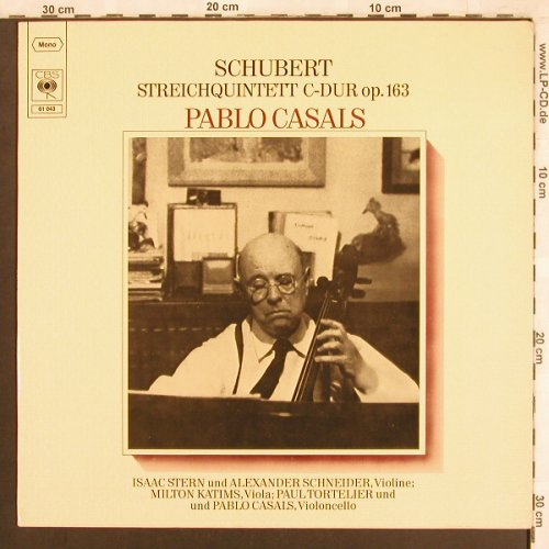 Schubert,Franz: Streichquintett C-Dur, op.163, Mono, CBS(61 043), NL, 1976 - LP - L7445 - 7,50 Euro