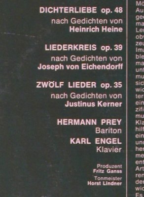 Schumann,Robert: Dichterliebe/Liederkreis/Kerner,Foc, EMI(C 187-52 243/44), D,  - 2LP - L7462 - 7,50 Euro