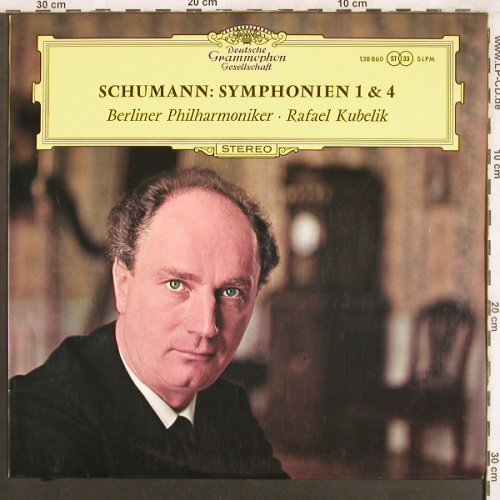 Schumann,Robert: Sinfonie Nr.1 & 4, Deutsche Gramophon(138 860 SLPM), D, 1963 - LP - L7467 - 12,50 Euro
