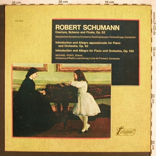 Schumann,Robert: Overture,Scherzo&Finale,op52,92,134, Turnabout Vox(TV-S 34537), US, 1973 - LP - L7497 - 7,50 Euro
