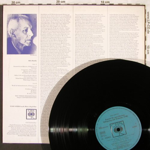 Bartok,Bela: Konzert für 2 Klaviere u.Schlagzeug, CBS(92 949), D,  - LP - L7529 - 7,50 Euro