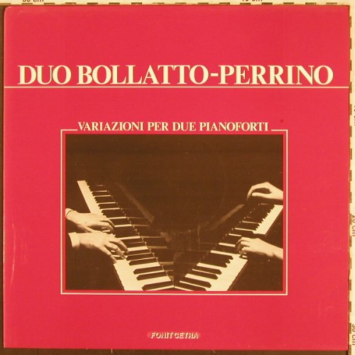 Duo Bollatto-Perrino: Variazioni per due Pianoforti, Fonit Cetra(FDM 0002), I, 1982 - LP - L7536 - 9,00 Euro