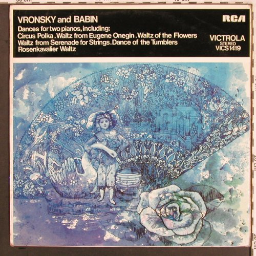 Vronsky,Vitja & Victor Babin: Dances for two pianos, vg+/VG-, woc, RCA Victrola(VICS 1419), UK,Ri, 1969 - LP - L7540 - 5,00 Euro