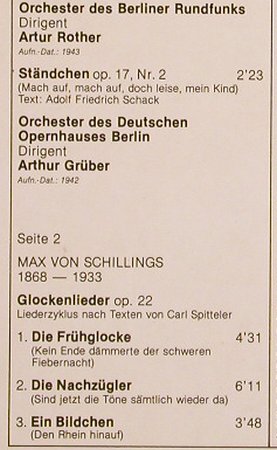 Anders,Peter: Orchesterlieder-Strauss,vSchillings, Acanta(BB 23.185), D, 1979 - LP - L7558 - 7,50 Euro