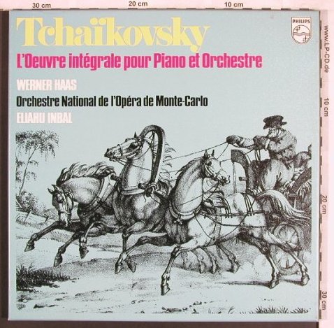 Tschaikowsky,Peter: L'Oeuvre Intrgrale Pour Piano et Or, Philips(6703 033), F, Box, 1972 - 3LP - L7582 - 15,00 Euro