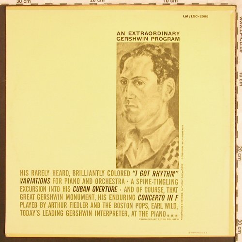 Gershwin,George: Concerto in F, Cuban Overture, RCA Victor(LSC-2586), US,  - LP - L7614 - 7,50 Euro