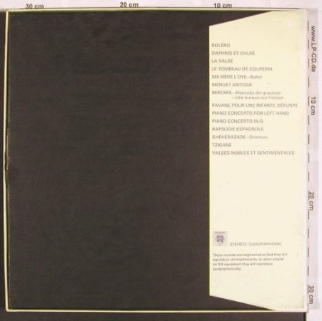 Ravel,Maurice: Orchestral Music, Box, EMI(SLS 5016), UK, m /vg+, 1975 - 5LPQ - L7620 - 35,00 Euro